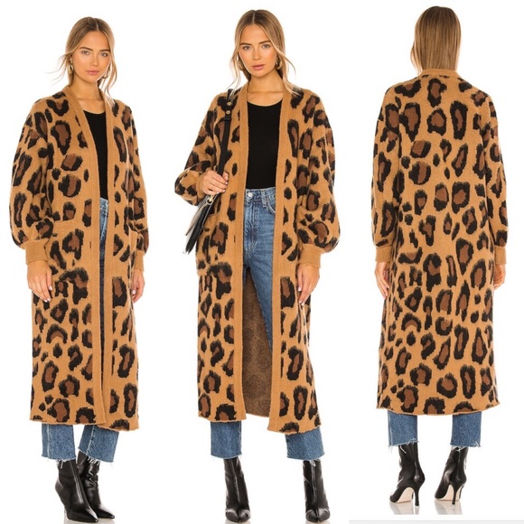 Show Me Your MuMu | Sweaters | Revolve X Mumu Cheetah Print Cardigan ...